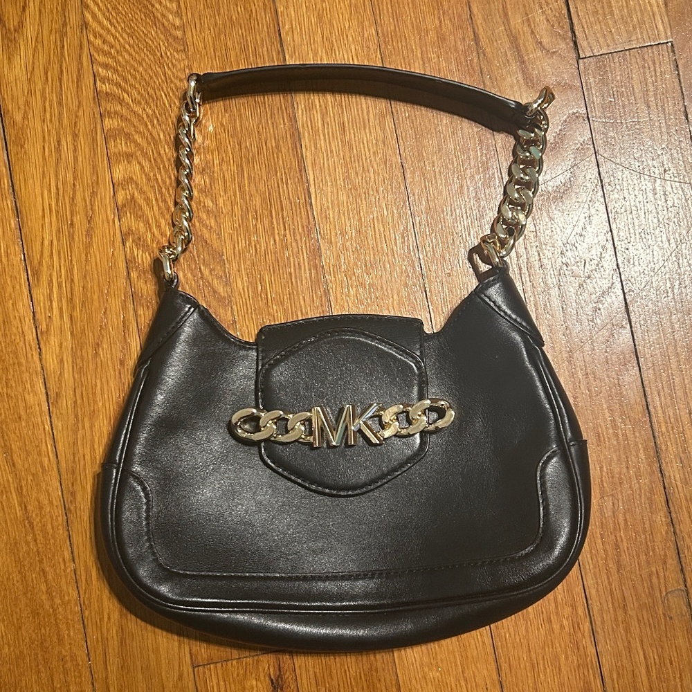 Michael Kors Small Shoulder Bag - Very Dark Blue / Black